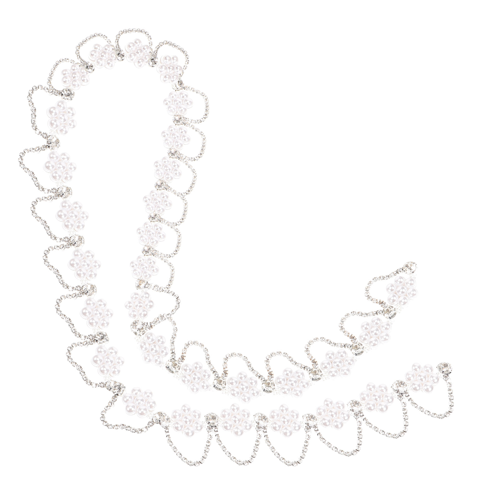 Craft Embellishment - Fita Decorativa Premium com Pérolas e