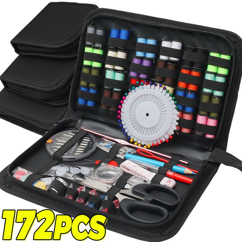 Craft Embellishment Storage - Kit de Costura com Caixa Portátil,