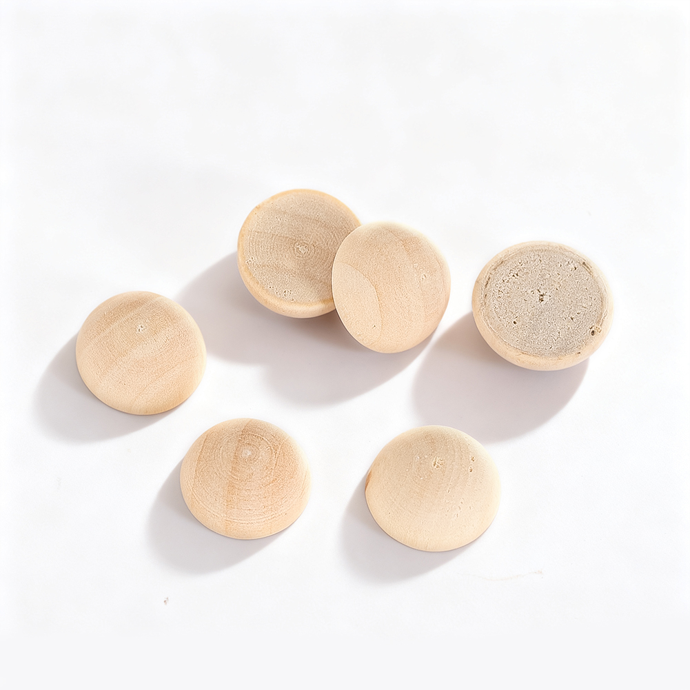 Craft Embellishment - 120 peças 15mm metade bolas de