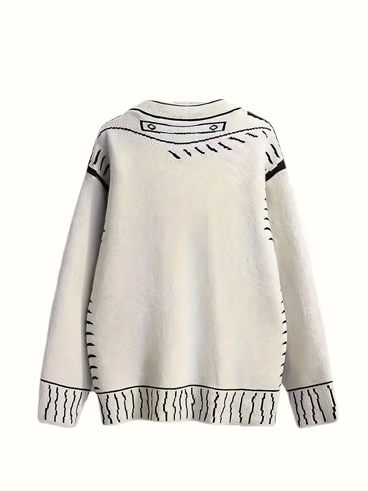 Plus size feminino botão-up ca - Embellish Knit avaliação e preço