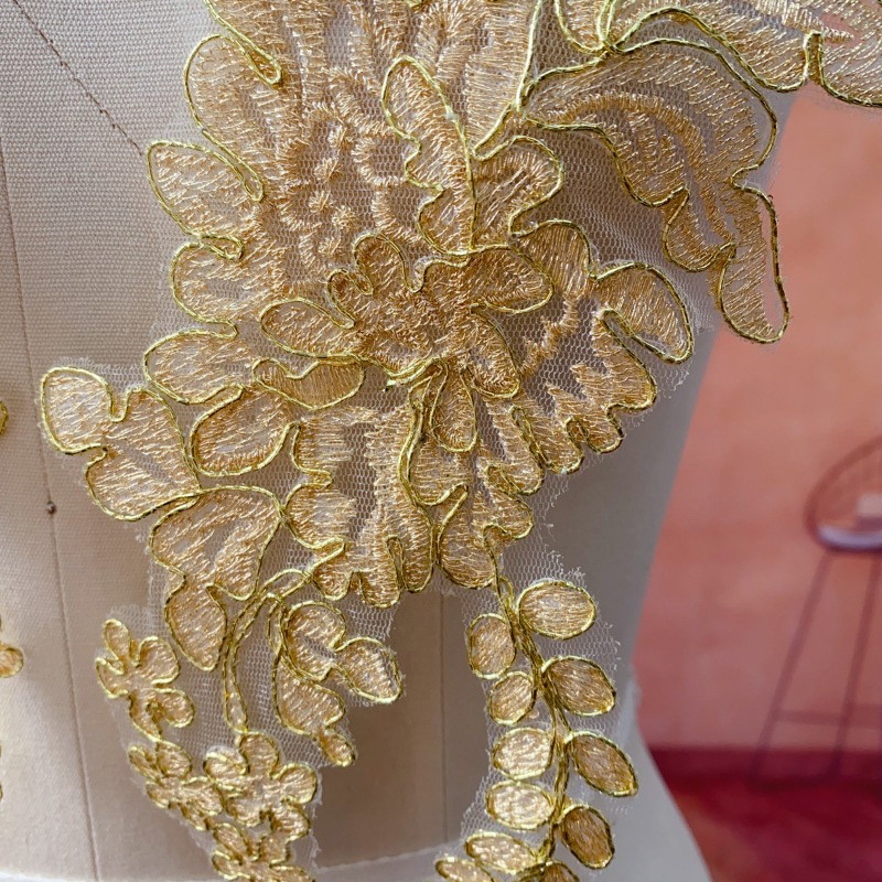 Renda Dourada para Artesanato  - Craft Embellishment avaliação e preço