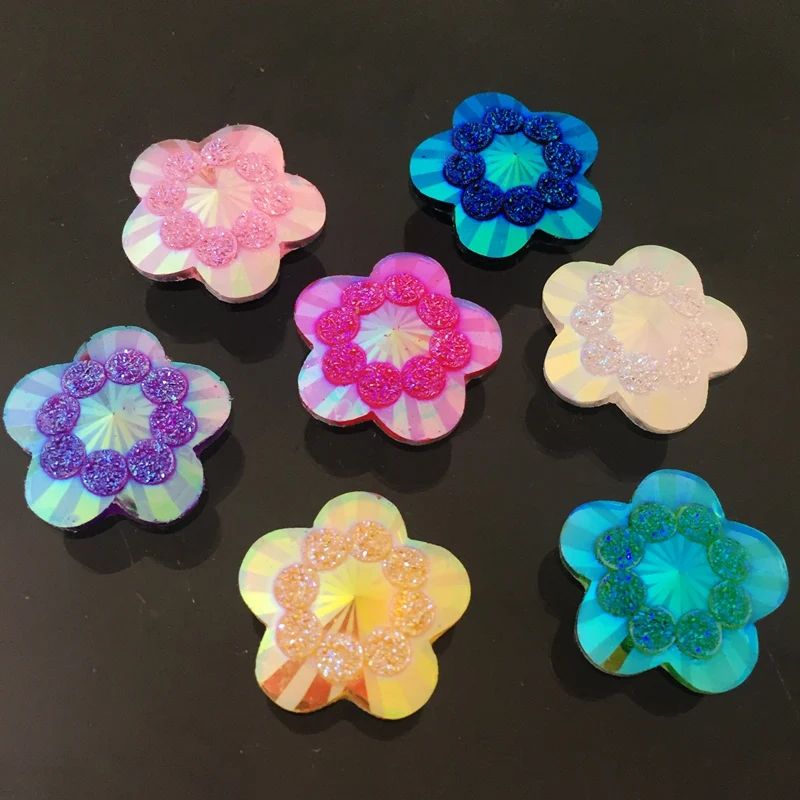 20 peças 20mm ab cor mista em  - Embellishment Glue Craft avaliação e preço
