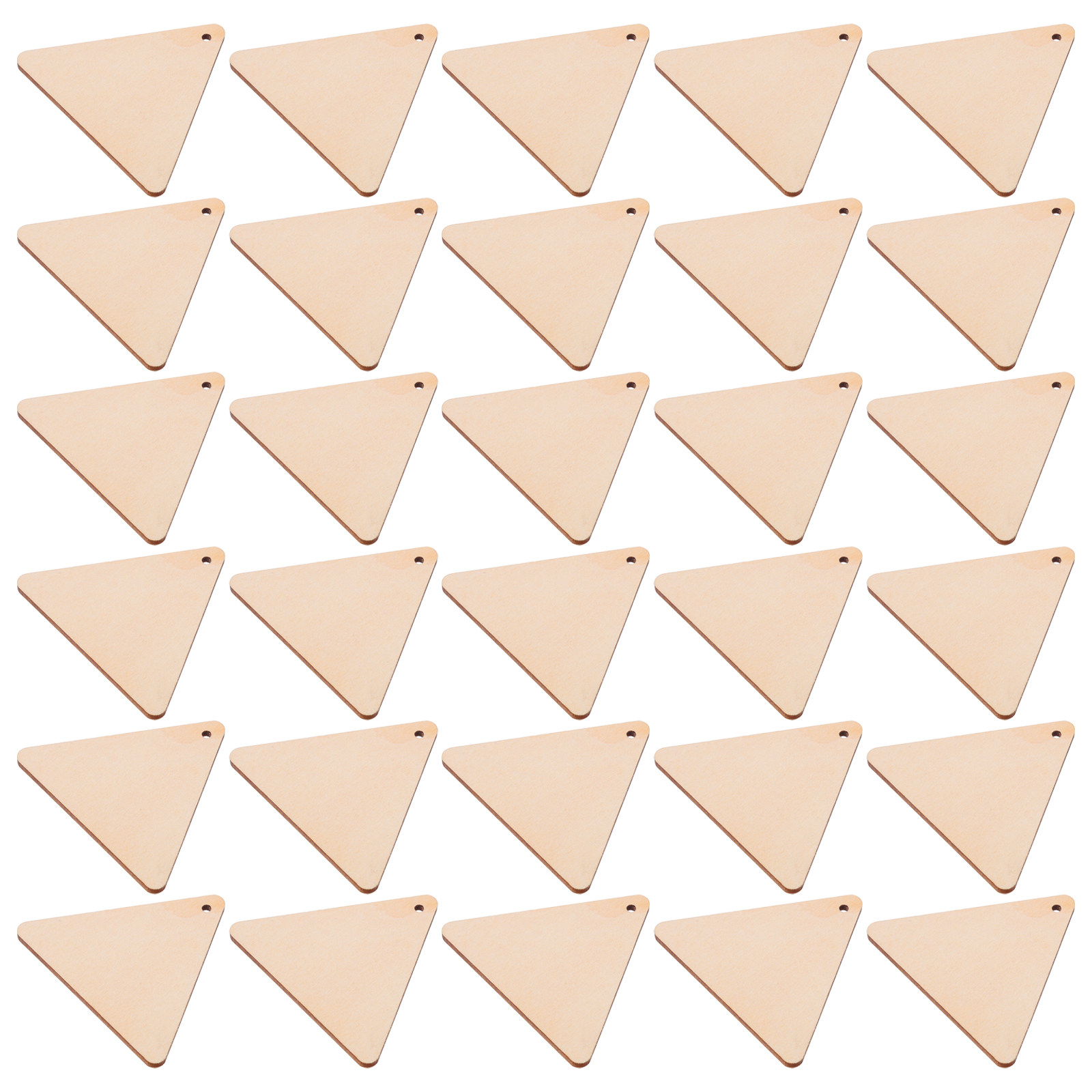 100 Peças de Madeira Triangula - Craft Embellishment avaliação e preço